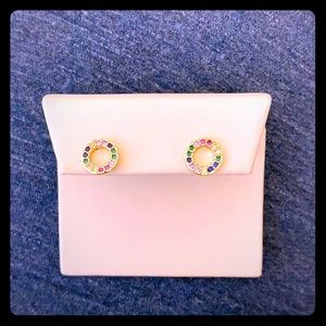 NW rainbow studs